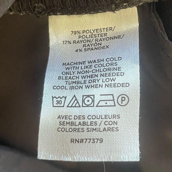 Ann Taylor High Rise Straight Leg Pants Size 10 Workwear Office Career Minimal - Picture 5 of 6